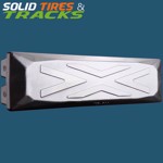 24" 600 mm Bolt-On Rubber Pad 171mm Pitch - Heavy Duty