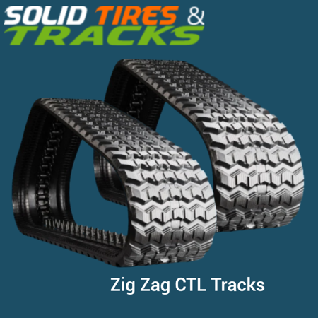 450x86x42 Rubber Tracks- Zig Zag