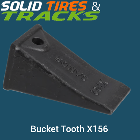 X156 Bucket Tooth  with P156 Roll Pin