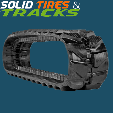 Set of 2 9" Heavy Duty 230x48x64 Rubber Tracks
