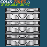 Toro Dingo Excavator Rubber Track 160x87.63x28 - Extreme Duty Non Marking