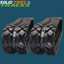 400x86x53  CTL Rubber Track-Turf Pattern