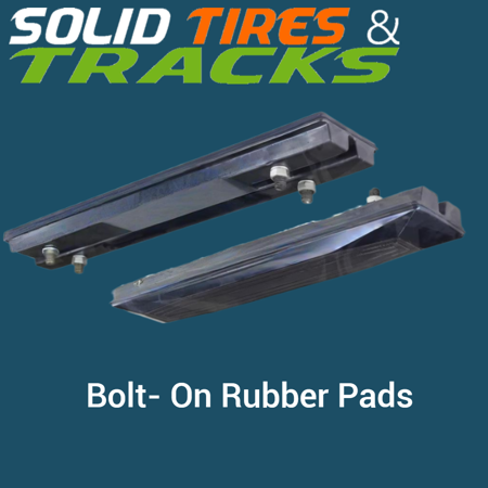 12" 300mm Bolt-On Rubber Pad
