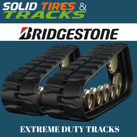 320x86x49 Bridgestone CTL Rubber Tracks- Block Pattern